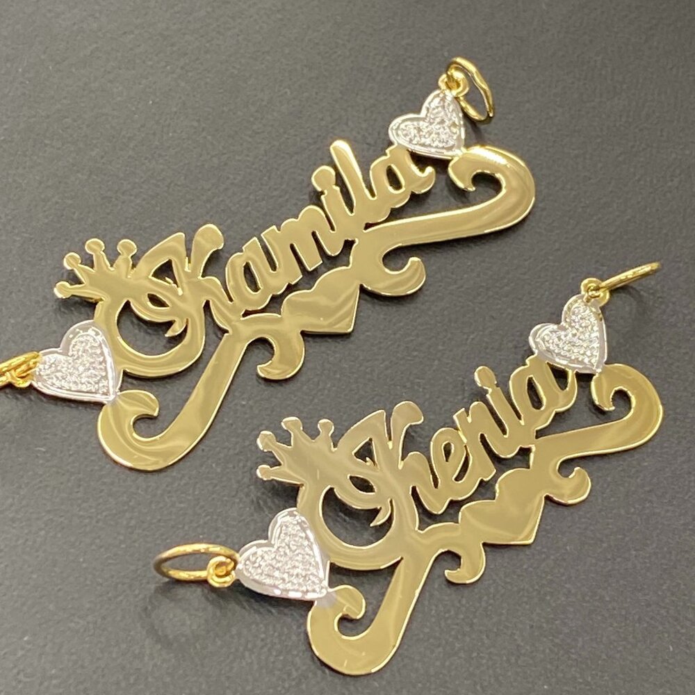 Nameplate Chain Cadena Con Nombre Jewelry Personalized